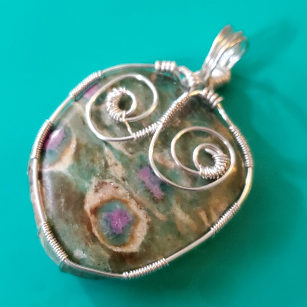 Ruby Fuchsite Pendant